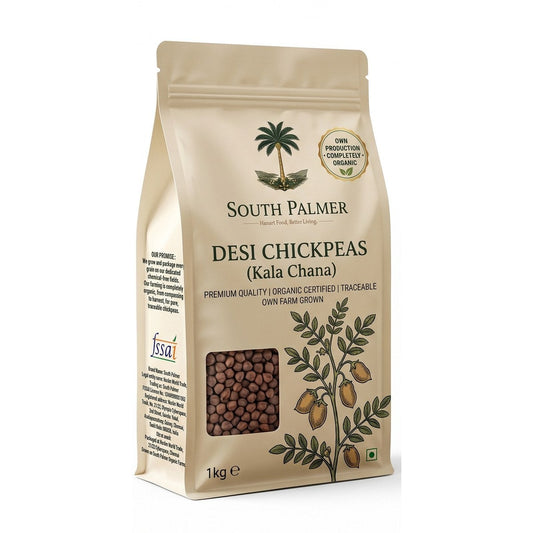 South Palmer Desi Chickpeas Kala Chana 1 kg pack