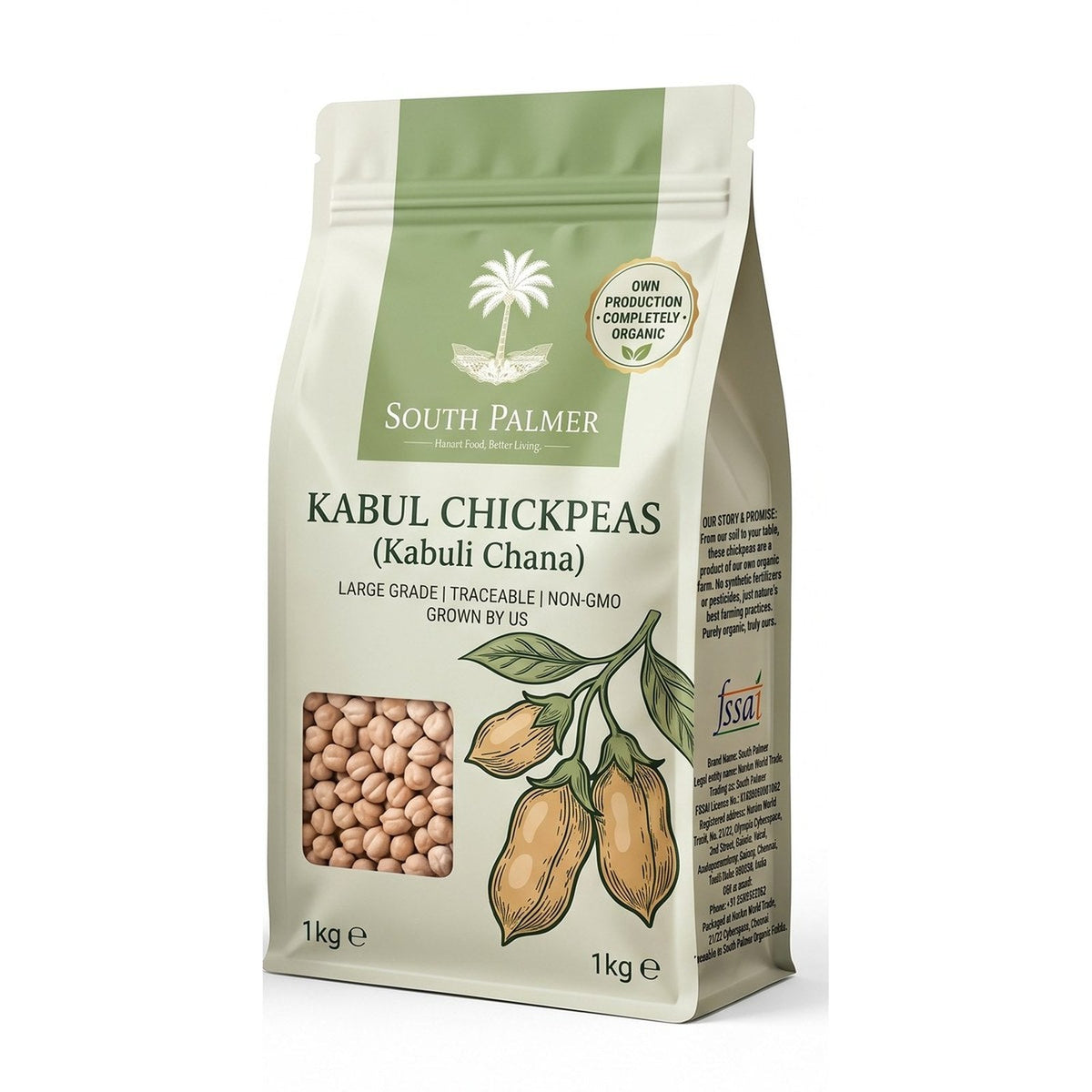 South Palmer Kabuli Chickpeas 1 kg pack