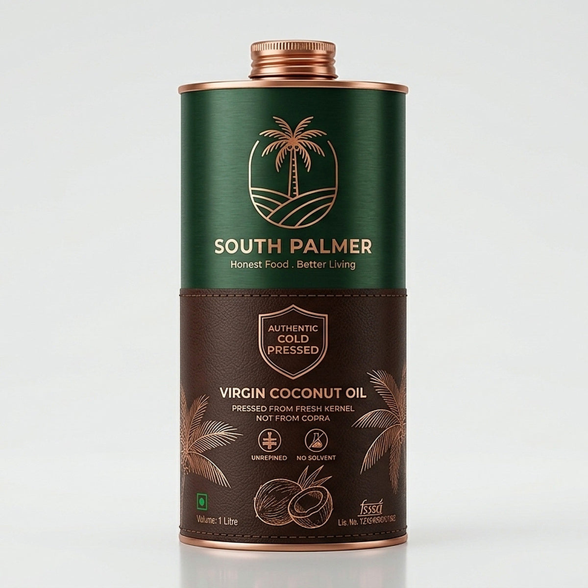 South Palmer Virgin Coconut Oil 1 L tin